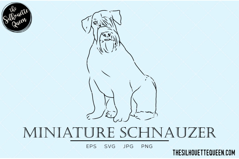 miniature-schnauzer-sketch