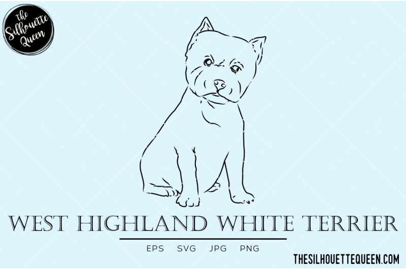 west-highland-white-terrier-sketch