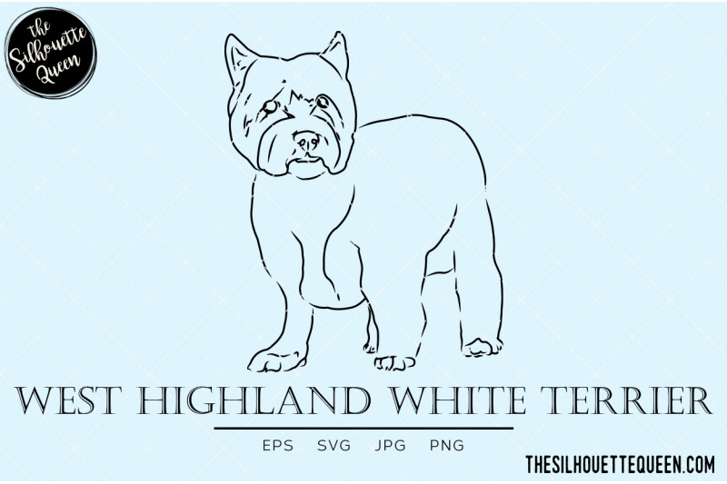 west-highland-white-terrier-sketch