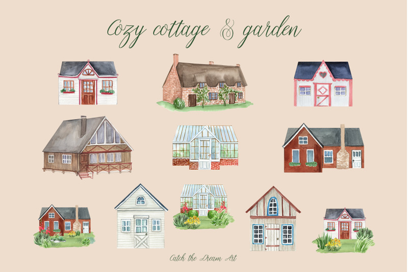 cottagecore-garden-watercolor-aesthetics