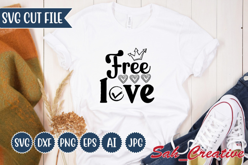 free-love-svg-design