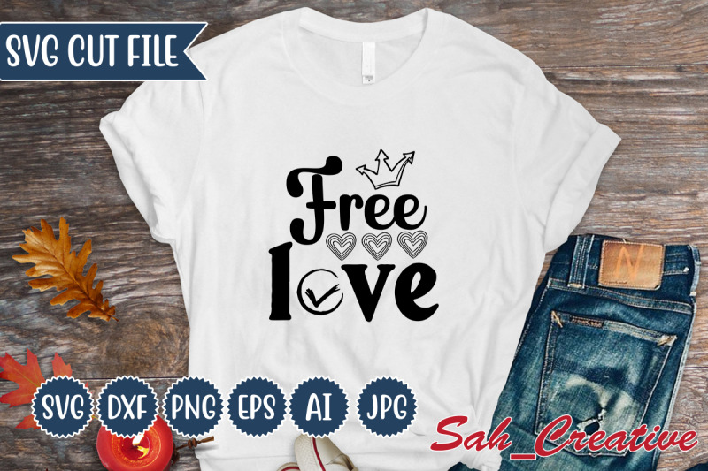 free-love-svg-design