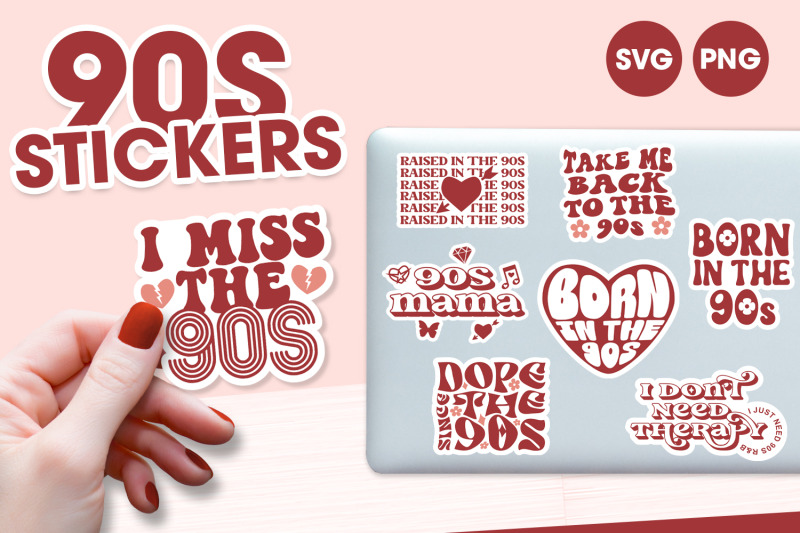 90s-svg-sticker-bundle-printable-laptop-stickers