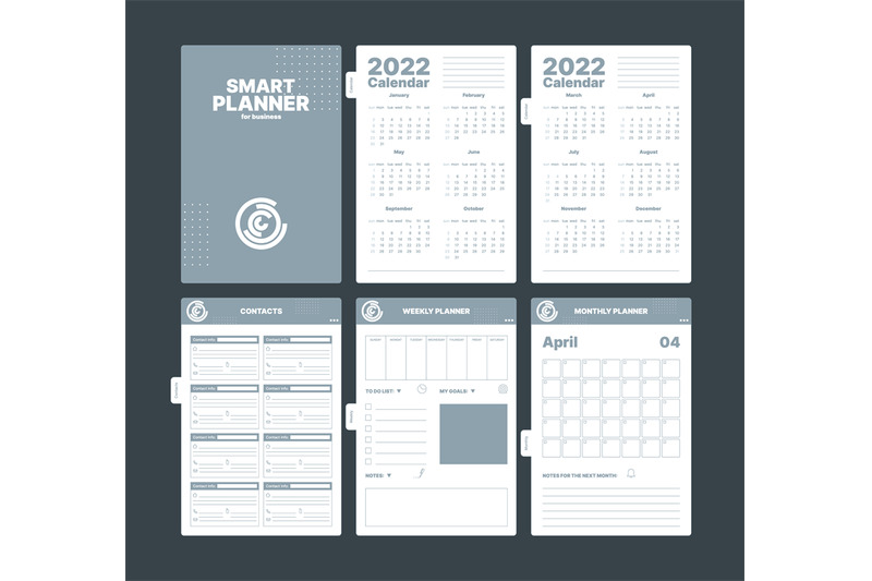 organizer-pages-business-planner-creative-scrapbook-pages-templates-d