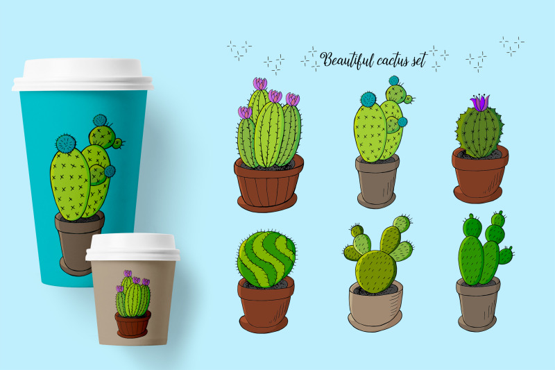 cacti-aloe-succulents-cute-illustration