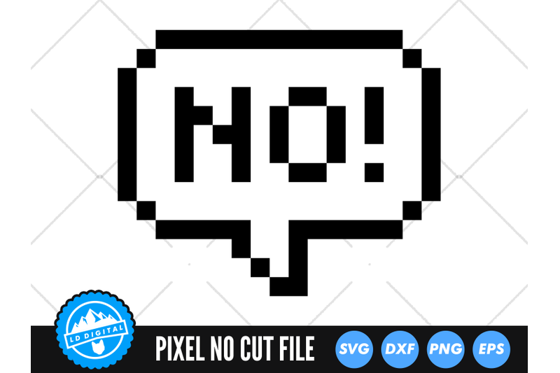 pixel-no-speech-bubble-svg-speech-bubble-words-cut-file