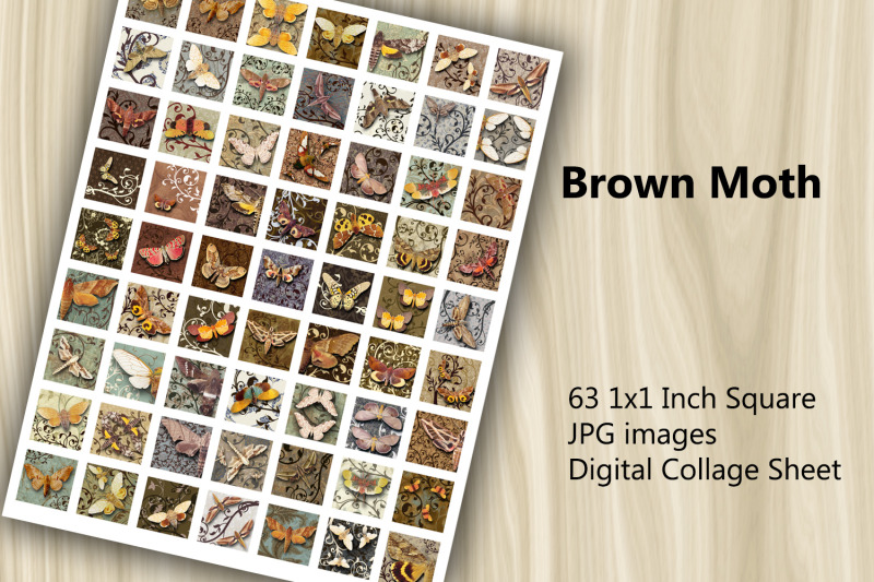 digital-collage-sheet-brown-moth