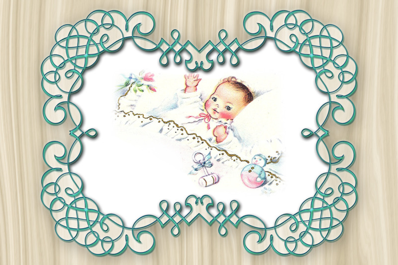 digital-collage-sheet-vintage-baby