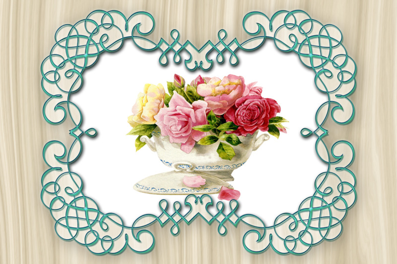 digital-collage-sheet-vintage-roses