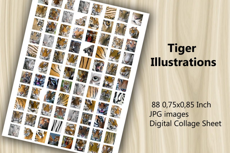 digital-collage-sheet-tigers