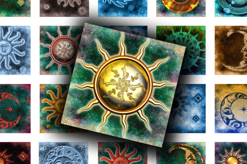 digital-collage-sheet-sun-and-moon