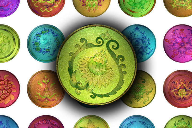 digital-collage-sheet-round-flower