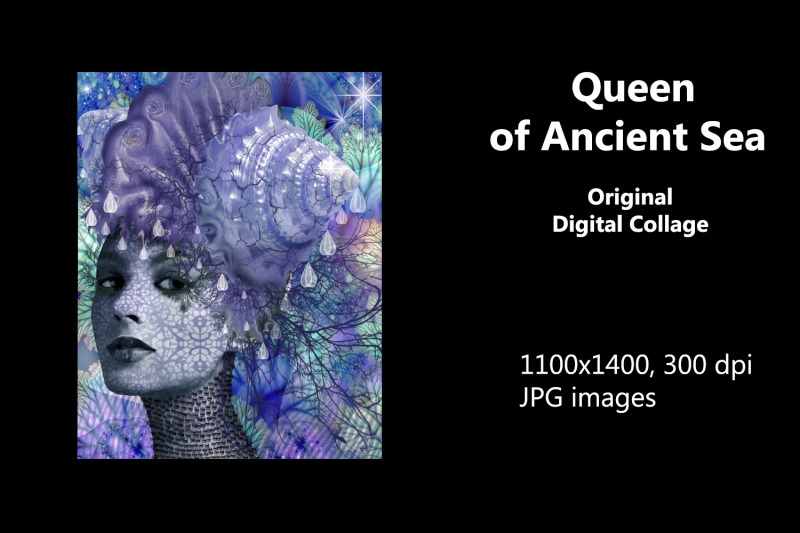 queen-of-ancient-sea-surreal-digital-collage