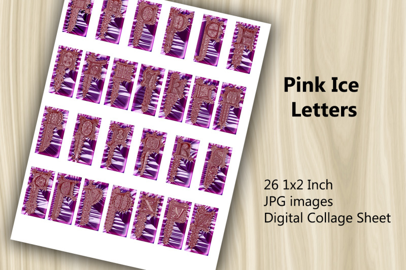 digital-collage-sheet-pink-ice-letters