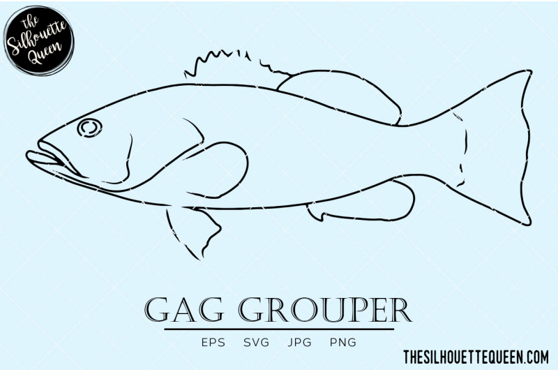 gag-grouper-hand-sketched-hand-drawn-vector-clipart