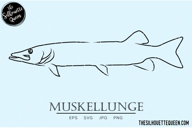 muskellunge-hand-sketched-hand-drawn-vector-clipart