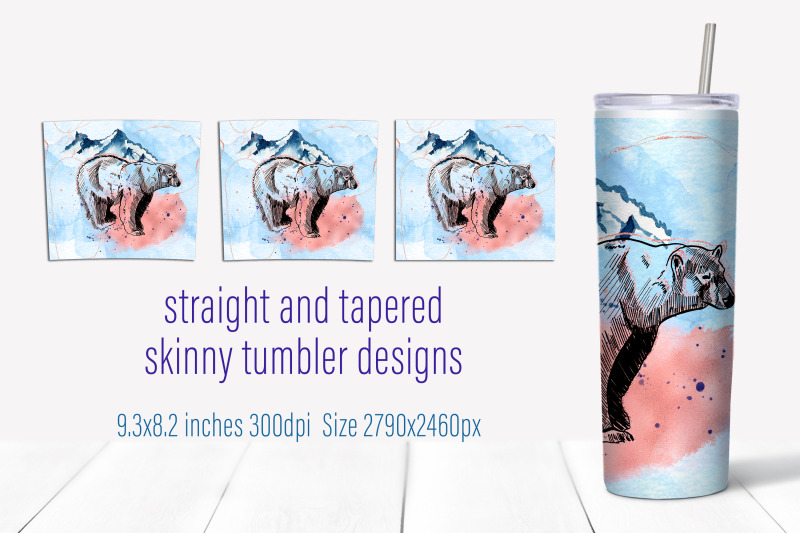 seamless-nature-20-oz-skinny-tumbler-sublimation-design-png