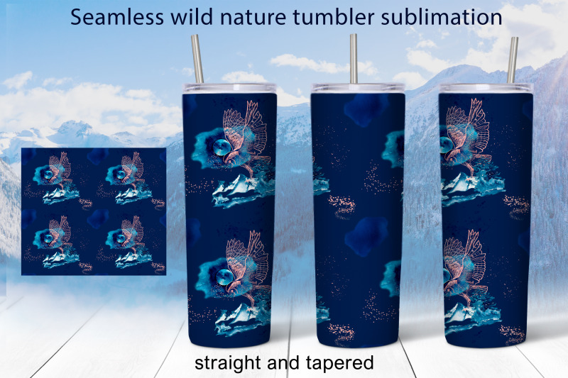 seamless-nature-20-oz-skinny-tumbler-sublimation-design-png