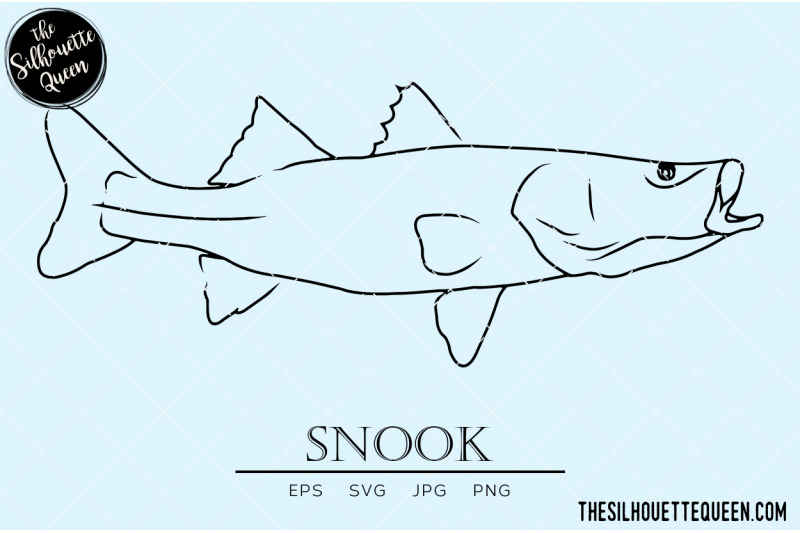 snook-hand-sketched-hand-drawn-vector-clipart