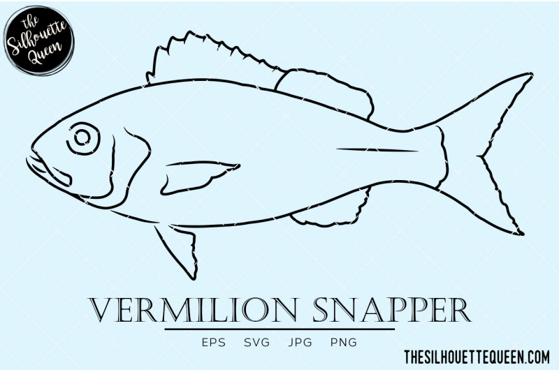 vermilion-snapper-hand-sketched-hand-drawn-vector-clipart