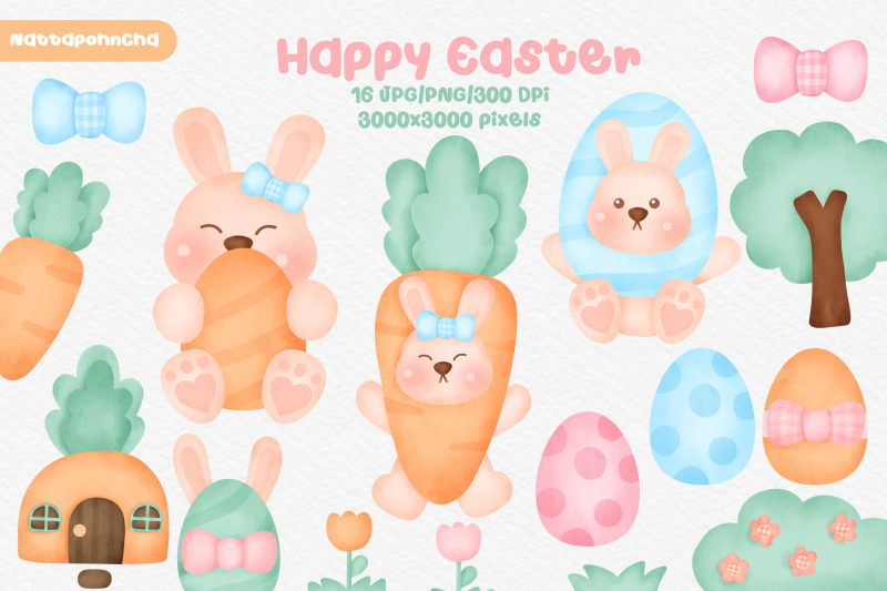 watercolor-cute-easter-day-clipart