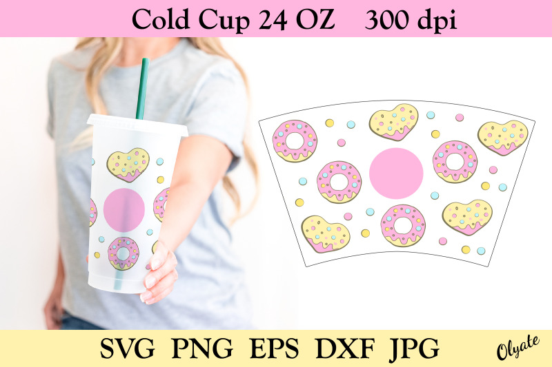 24-oz-cold-cup-donut-tumbler-valentine-donut-full-wrap-svg