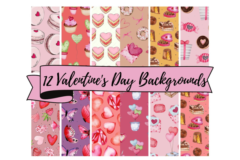 12-valentine-039-s-day-background-sheets-of-12-x-12-quot