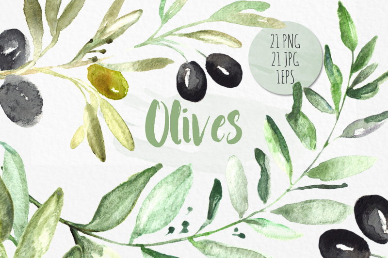 olives-watercolor-clip-art