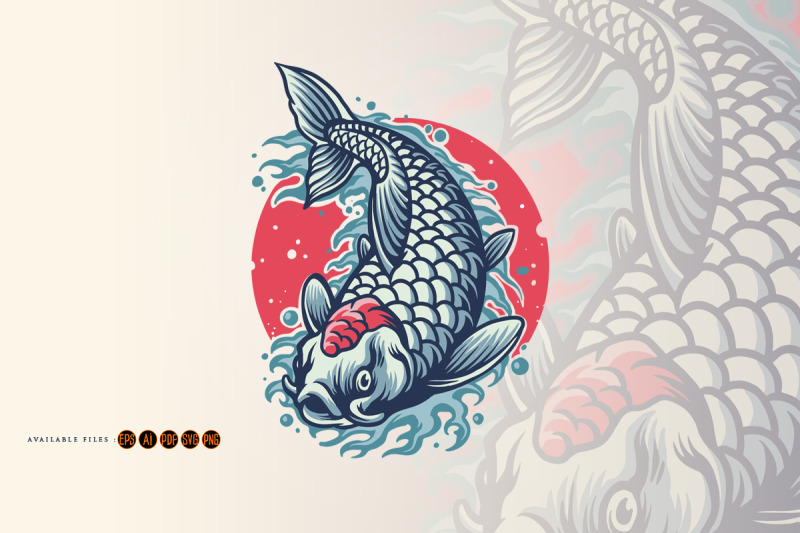 koi-fish-japan-logo-mascot-illustrations