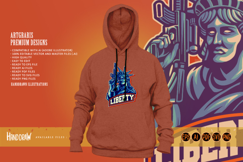 liberty-esport-logo-mascot-gaming