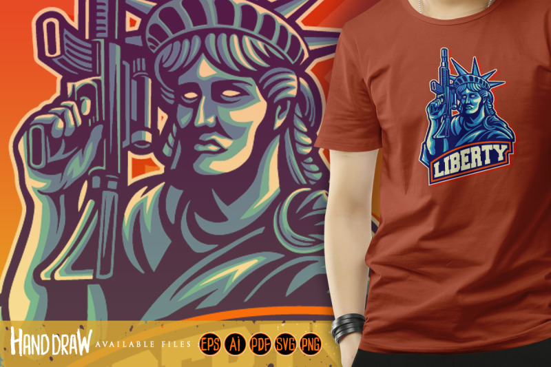 liberty-esport-logo-mascot-gaming