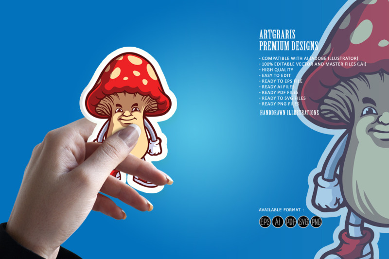 mushrooms-esport-logo-mascot-gaming