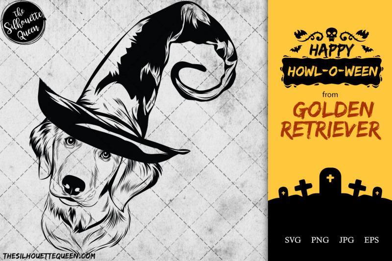 golden-retriever-dog-in-witch-hat-for-halloween