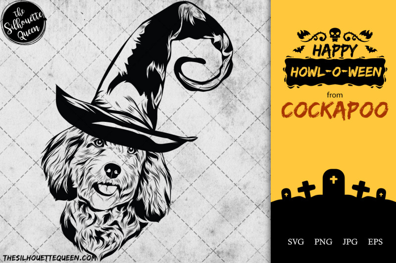 cockapoo-dog-in-witch-hat-for-halloween