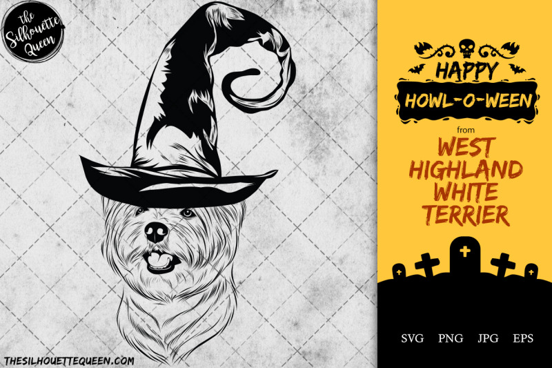 west-highland-white-terrier-dog-in-witch-hat-for-halloween