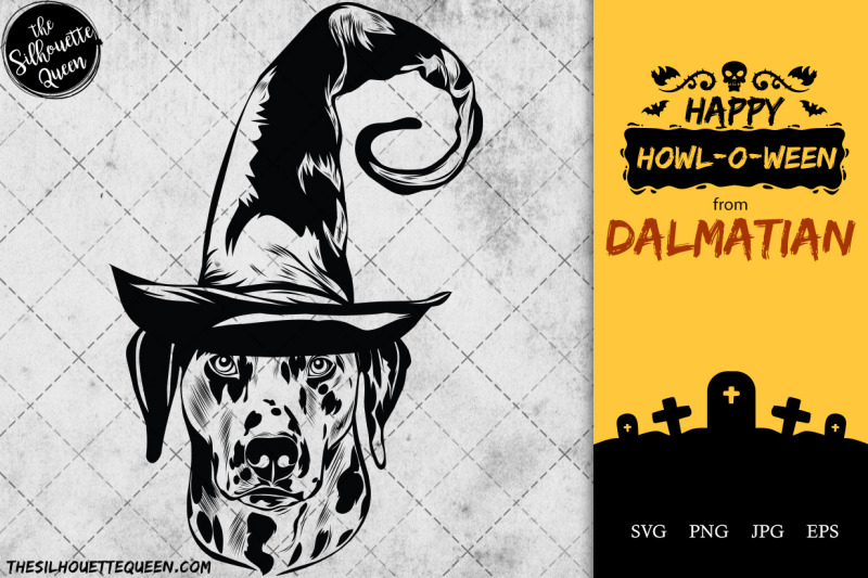 dalmatian-dog-in-witch-hat-for-halloween