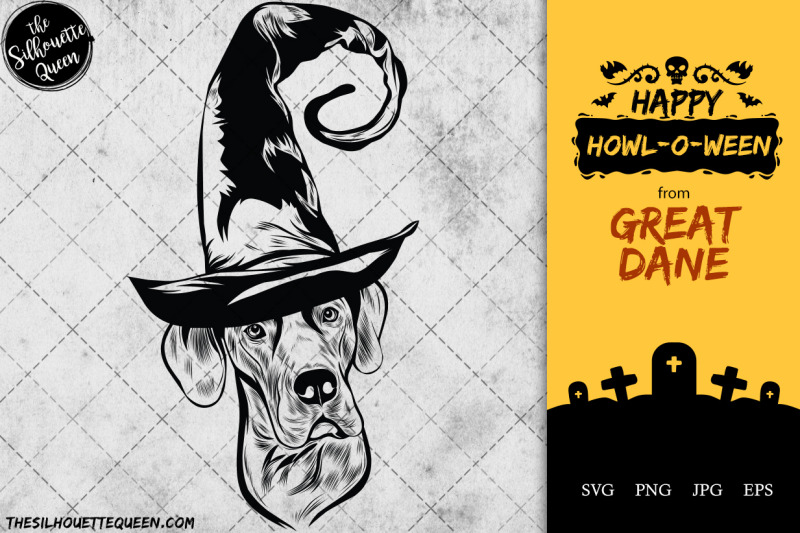 great-dane-dog-in-witch-hat-for-halloween