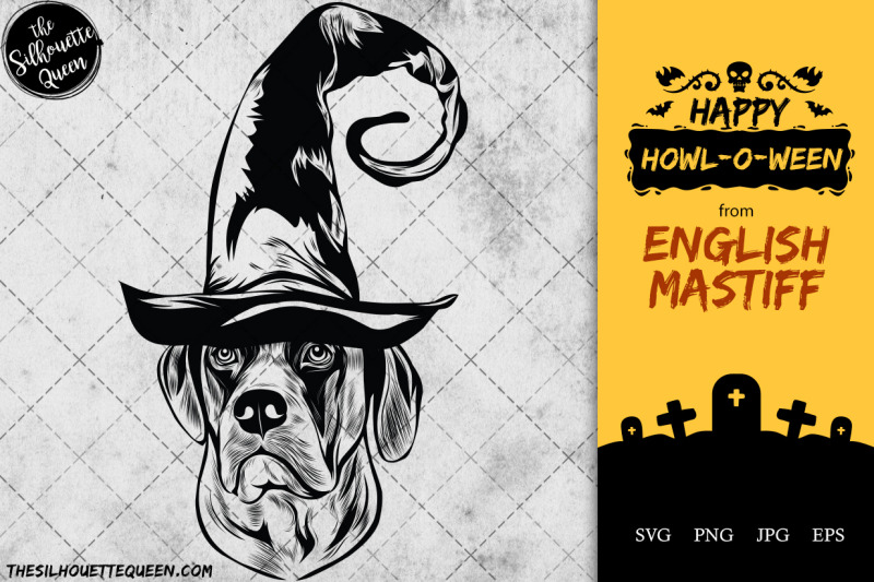 english-mastiff-dog-in-witch-hat-for-halloween