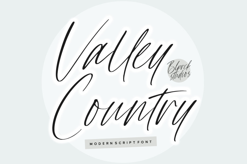 valley-country-modern-script-font