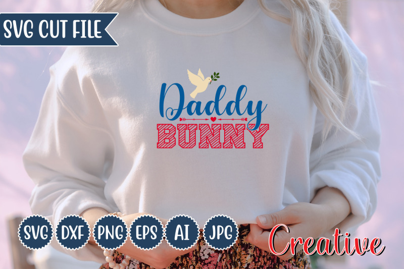 daddy-bunny-svg-design