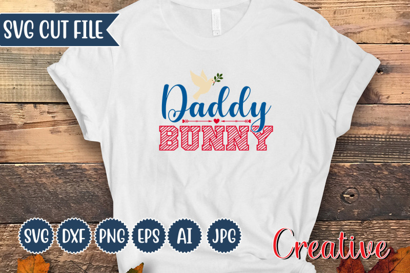 daddy-bunny-svg-design