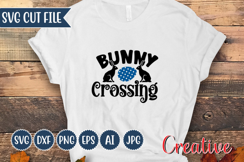 bunny-crossing-svg-design