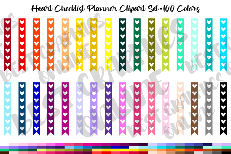 100-heart-checklist-planner-clipart-flag-check-list-images