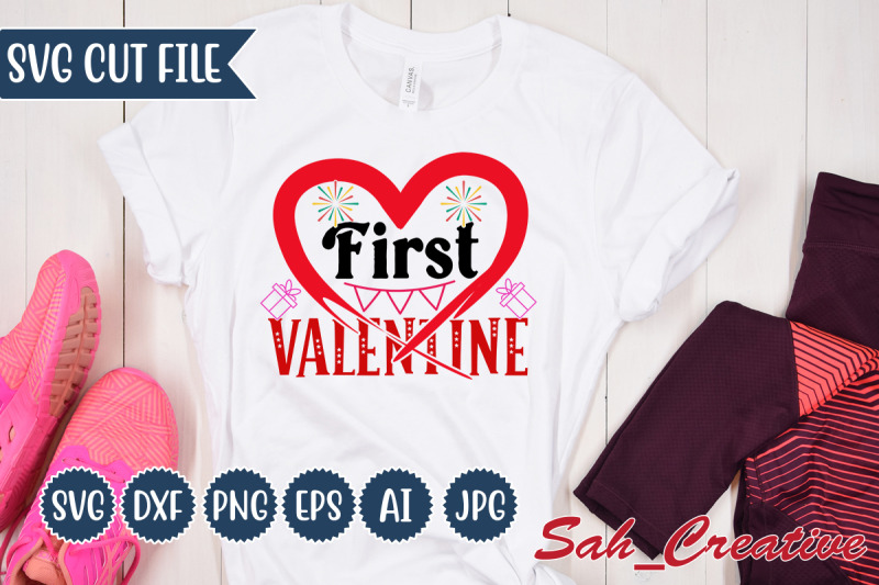 first-valentine-svg-design