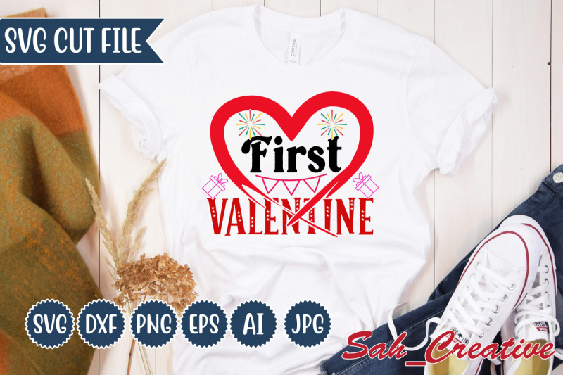 first-valentine-svg-design