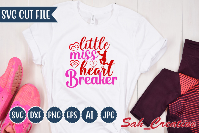 little-miss-heart-breaker-svg-design