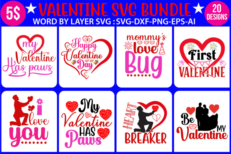 valentine-svg-bundle