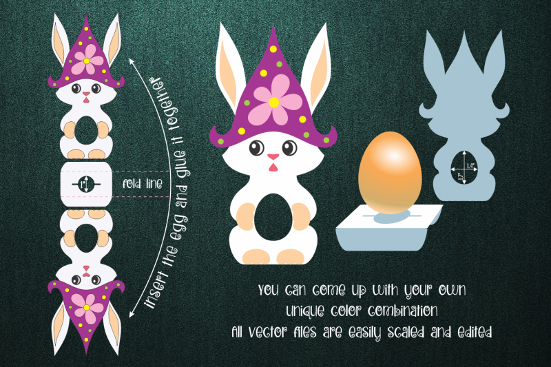 easter-bunny-in-gnomes-hat-egg-holder-template