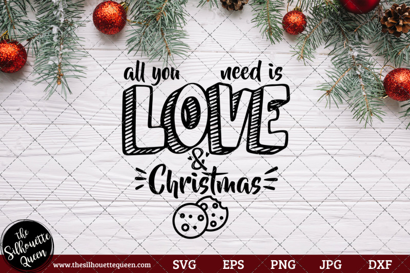 all-you-need-is-love-and-christmas-cookies-saying-quote