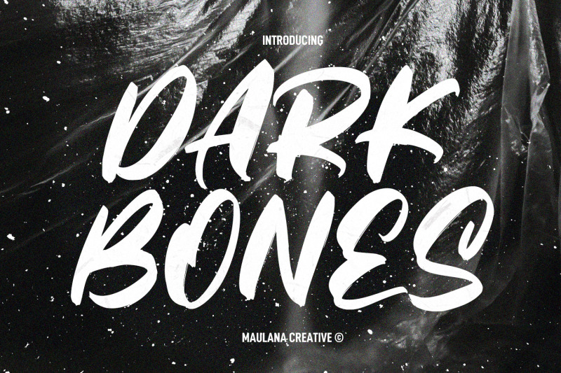 darkbones-handwritten-display-font